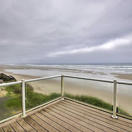 Oceanfront South Beach Home With Hot Tub And Sauna Newport Kültér fotó