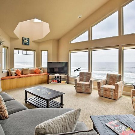 Oceanfront South Beach Home With Hot Tub And Sauna Newport Kültér fotó