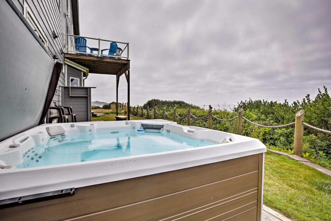 Oceanfront South Beach Home With Hot Tub And Sauna Newport Kültér fotó