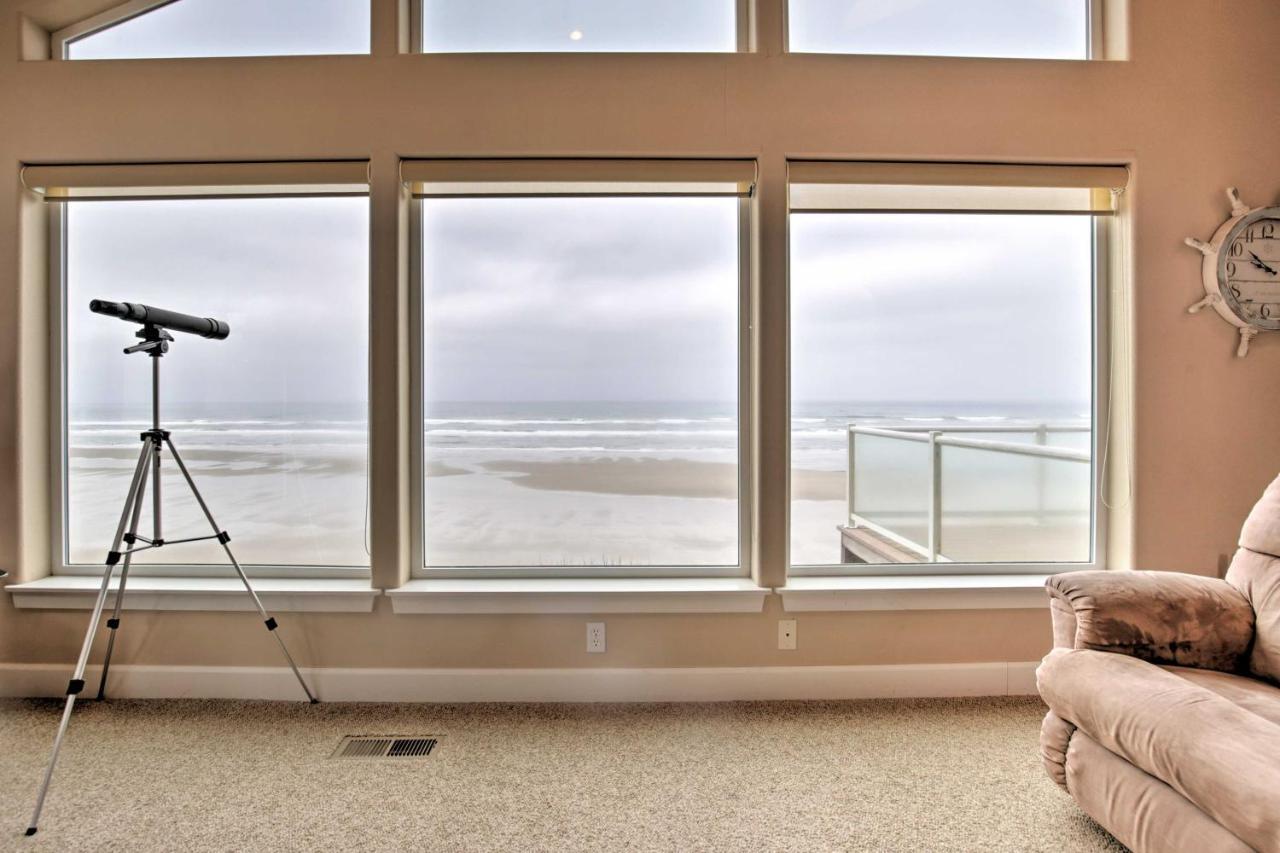 Oceanfront South Beach Home With Hot Tub And Sauna Newport Kültér fotó