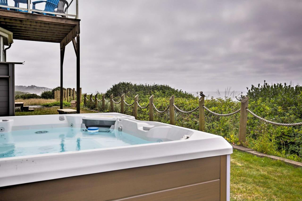 Oceanfront South Beach Home With Hot Tub And Sauna Newport Kültér fotó